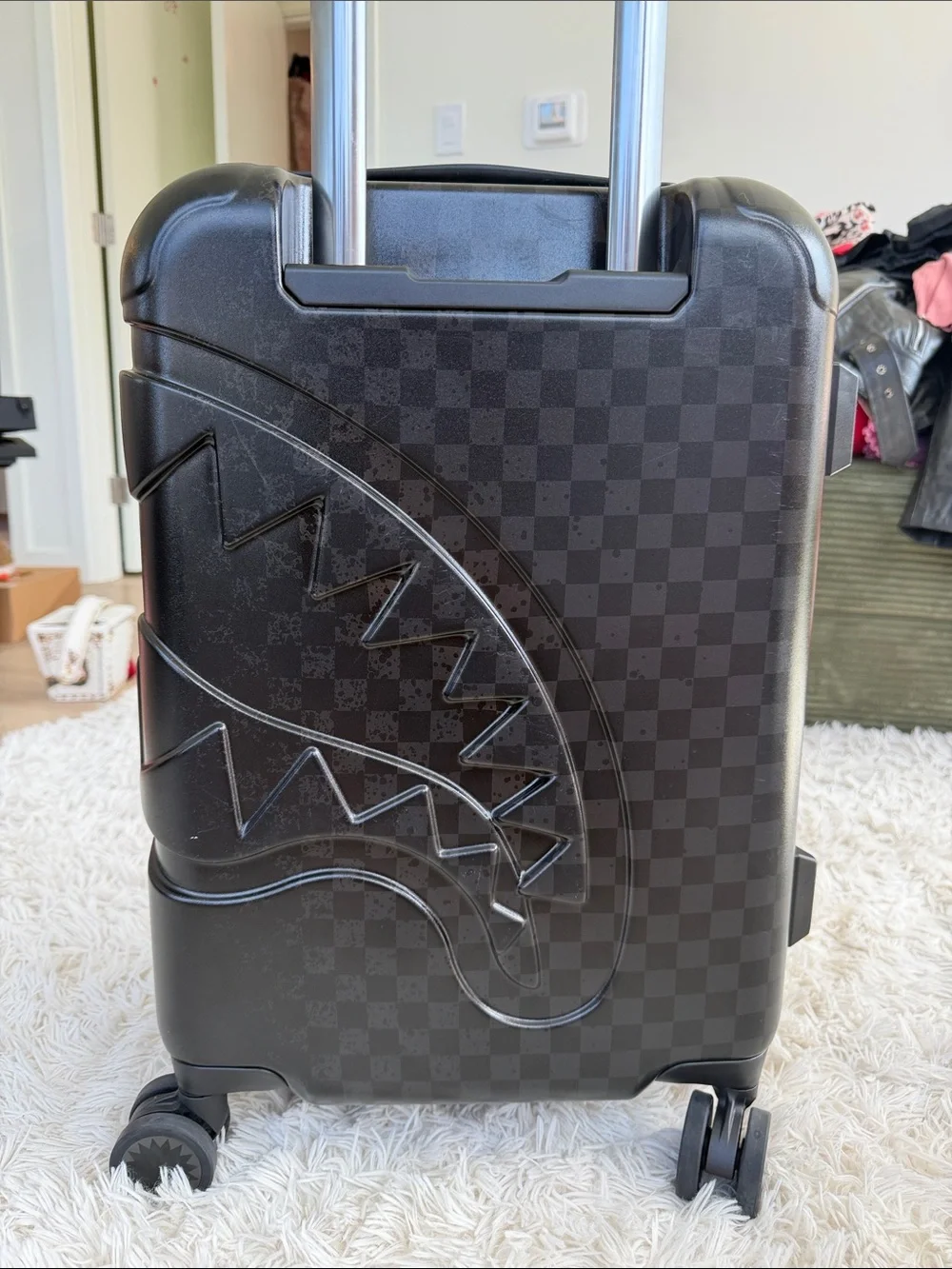 Sprayground Nightsharks Worldwide Sharkitecture Carry On Luggage SOLDOUT FOREVER